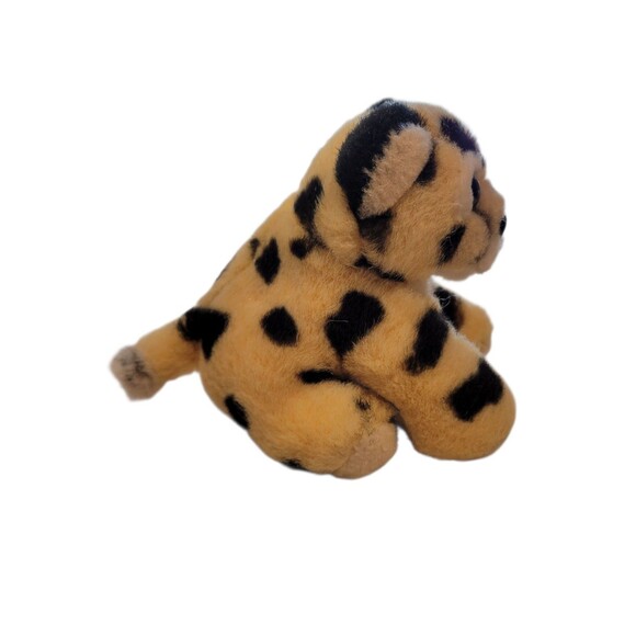 2004 K&M Baby Cheetah Leopard Baby Cub Plush Stuffed Animal 5" - Picture 3 of 6